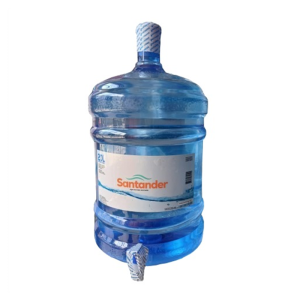 BIDON DE AGUA SANTADER 20 LITROS CON CAÑO RETORNABLE