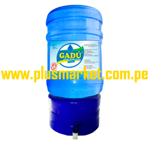 Dispensador Azul Chico + Agua de Mesa Gadu 20 Lt + Envase