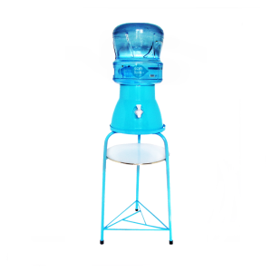 Base Metalica + Dispensador Celeste + Bidon de Agua de Mesa San Luis 20 L + Envase