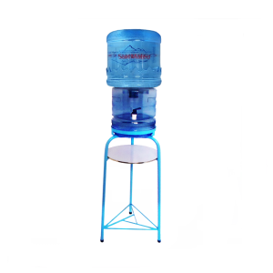 Base Metalica + Dispensador Transparente + Bidon de Agua Mineral San Mateo 21 L + Envase