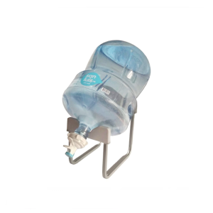 Soporte Desarmable Plomo + Valvula + Bidón de Agua Mesa San Luis 20 Litros + Envase